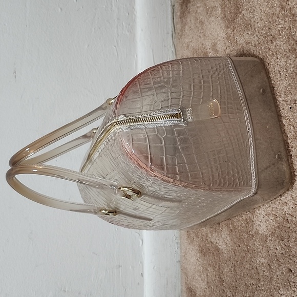 Furla Clear Opaque Jelly PVC Candy Bag Purse Satchel Handbag - Picture 6 of 15